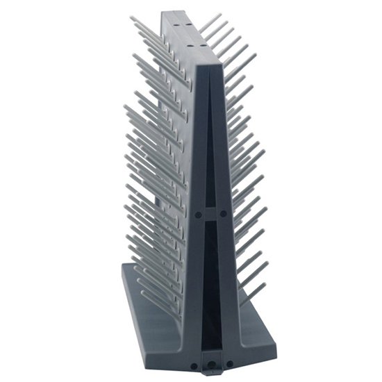 Grey PP Double faces adjustable pegboard