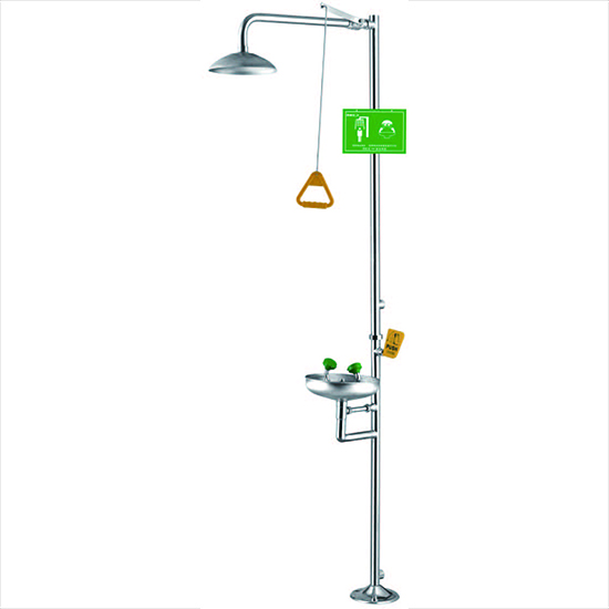 Stainless Steel Emergency Shower & Eye Wash