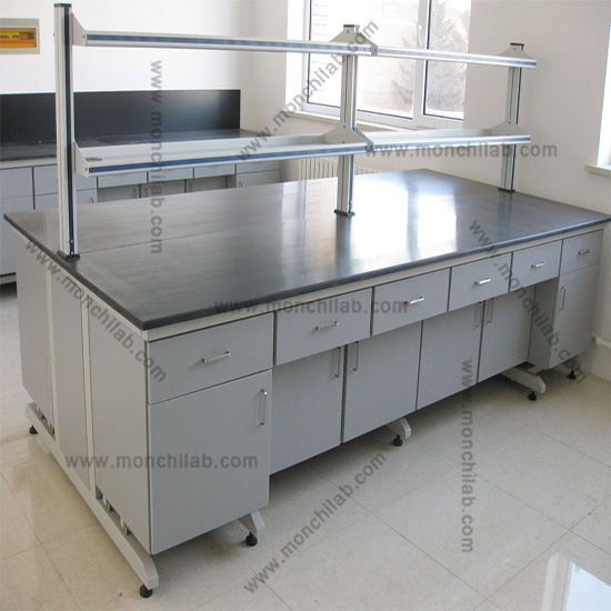 Anti-Acid C-Frame Steel Wood Workbench