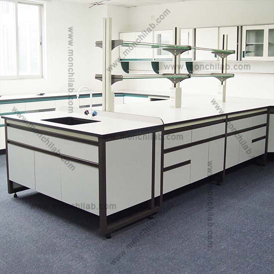 Chemical Resistant H-Frame Lab Workbenches